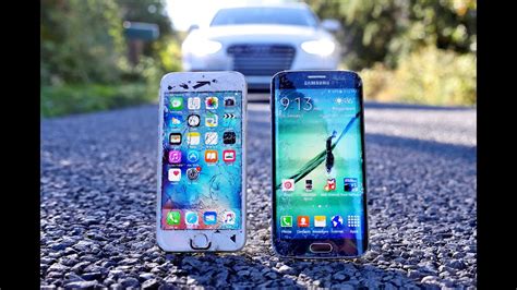 iPhone 6S vs Samsung Galaxy S6 Edge Drop Test! 